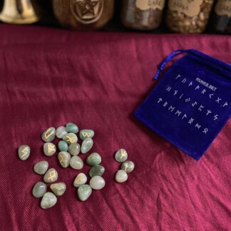Green Aventurine Rune Set_2