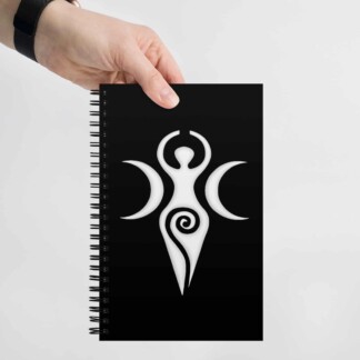 Goddess Spiral notebook