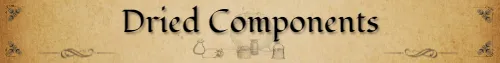 Dried Components
