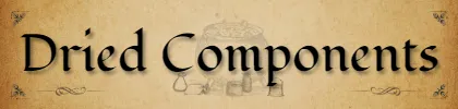 Dried Components