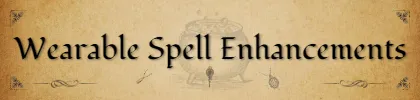Wearable Spell Enhancements Button