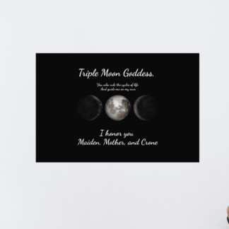 Poster - Triple Moon Goddess Blessing