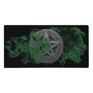 Digital Ritual Surface - Pentagram - Emerald - Simply Magical