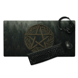 Digital Ritual Surface - Pentagram - Woodland Serenity