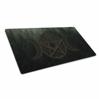 Digital Ritual Surface - Triple Moon - Woodland Serenity