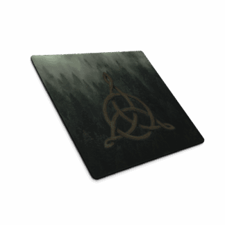 Digital Ritual Surface - Triquetra - Woodland Serenity