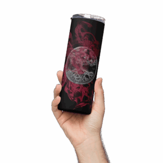 Stainless steel tumbler - Tree of Life - Blood - Simply Magical
