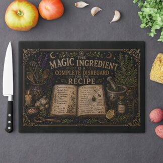 The Magic Ingredient is a Complete Disregard for the Recipe - Glass Cutting Board